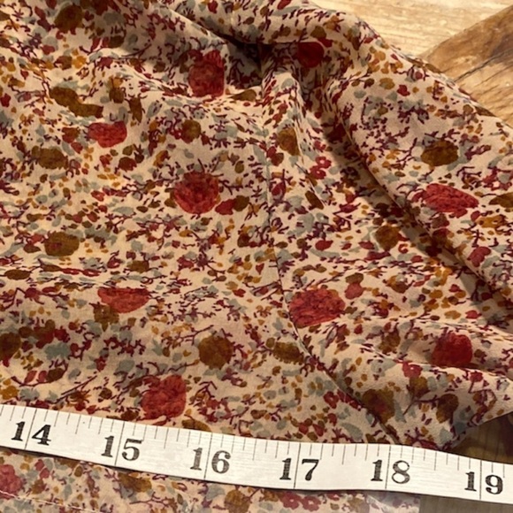 Band of Gypsies Sheer Floral Blouse Size Small - Picture 7 of 9